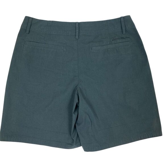 Eddie Bauer Womens Sz 6 Gray Bermuda Shorts Nylon Stretch Hiking Outdoors - Picture 5 of 8